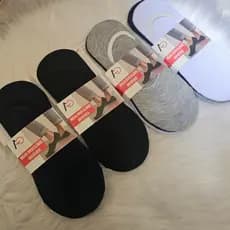 Kit 6 Pares Meia Invisível Sapatilha Unissex Feminina Masculina Confortável Esporte Trabalho