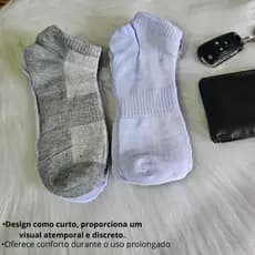 3 a 12 pares Meia Soquete Curta Unisex Confortável Feminina Masculina Dia a Dia Ate Tornozelo