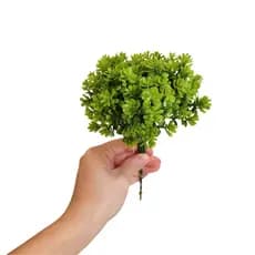 Pick Mini Florzinha Artificial Verde com 6 hastes para  Vaso