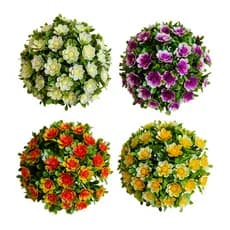 UNIDADE Buquê Meia Bola de Flores Artificiais Arranjo para Vaso , Decoração de festa.