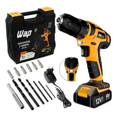Parafusadeira E Furadeira Wap Bpf 12k3 12v A Bateria 127/220
