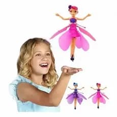 Boneca Fada LOL Voadora com Sensor de Mão - Brinquedo Drone Fadinha LOL Mágica Colorida Brinquedo