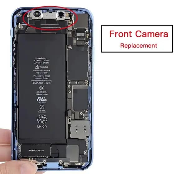 Câmera Frontal Com Sensor De Proximidade Cabo Flexível Para iPhone 6 6P 6S 7 7P 8 Plus X XR XS Max Substituição Do Módul