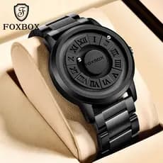 LIGE Novo Design De Moda Relógios Homem Personalidade Criativa Contas Magnéticas Rolantes Couro De Quartzo & Aço Inoxidável Relógio Esportivo Casual À Prova D'água Para Homens