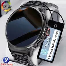 LIGE 1.85 Inch Smartwatch Relógio Inteligente De 710mAh Bateria De Longa Espera Bluetooth Chamada Smart Watch Novo Rastreador Esportivo Andriod IOS