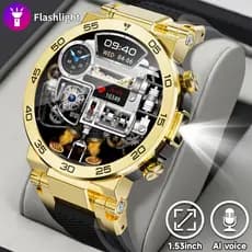LIGE Novo Smartwatch Masculino Ao Ar Livre Esporte Relógio À Prova Dwaterproof Água Monitor De Saúde Moda Relógios Intel