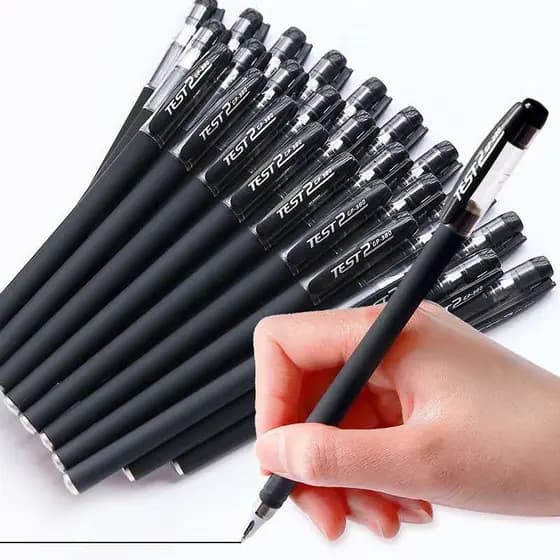 Caneta Gel 0,5 mm Preto Azul Vermelho Refil De Tinta Para Escritório Escolar Suprimentos Papelaria