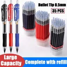 Caneta Esferográfica De Grande Capacidade Ponta De Bala 0,5mm Escola & amp ; Material De Escritório Papelaria Acessórios De
