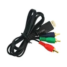3ft 1m HDMI Macho Para 3 RCA Vídeo Áudio AV Adaptador Cabo 3RCA Conversor Estéreo Componente TV Set-Box DV DVD PC