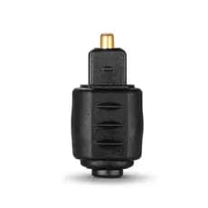 Óptico Quadrado Toslink Macho Para 3.5mm Mini Jack Fêmea Adaptador De Áudio Conector Conversor Amplificador Player DVD