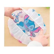 1 Pçs Disney Stitch Touca De Banho Dos Desenhos Animados Anime À Prova Dwaterproof Água Elasticidade Acessórios Do Banhe