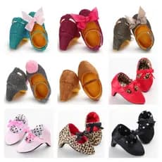 Primavera Outono Menina Bebê Sapatos Infantis Com Lindo Detalhe De Arco Design De Salto Alto Para Calçados De Princesa