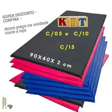 KIT -COLCHONETE C/5-,C/10 e C/15 -ACADEMIA, GINÁSTICA, AO AR LIVRE, TREINO, EXERCÍCIOS, FÍSICO, YOGA