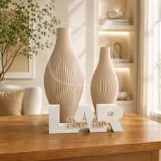 Kit Decorativo “Lar Doce Lar” – Design Moderno e Aconchegante