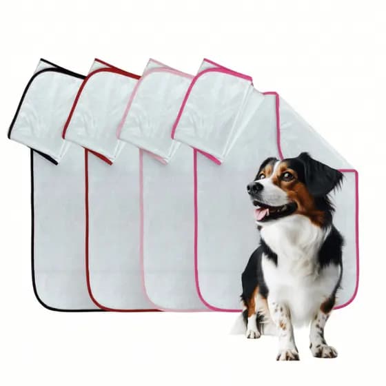 Kit 4 Uni. Tapete Higienico Lavável Para Cães e Gatos Pet Alta Absorção Antivazamento