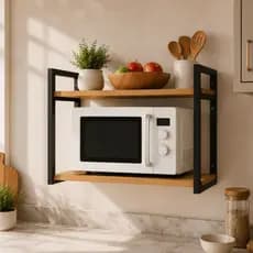Suporte Industrial Cozinha Organizador Micro Ondas Air Fryer Premium