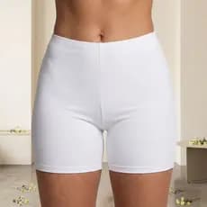 Short Anágua Segunda Pele Feminino Antiatrito Confortável Dia A Dia Básico Moda Casual