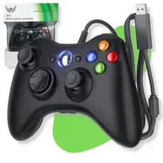 Controle De Xbox 360 Com Fio PC/ Fat E Pc Joystick Jogo Gamepad Joystick