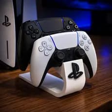 Suporte Duplo para Controle PS5 | Base Organizador para 2 Controles Suporte Gamer