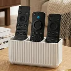 Porta Controle Remoto Decorativo Organizador de Mesa para Sala  Quarto  TV Ar Condicionado home