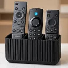 Porta Controle Remoto Decorativo Cobre para Sala | Organizador de Mesa | Porta Objetos Casa