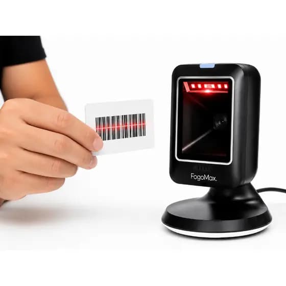 Leitor Código Barras Qr Code Mesa Usb Automático