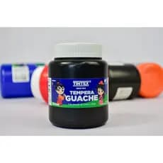 Tinta Guache 250ml Varias Cores Uso Escolar E Artesanato - Preto