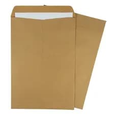 100 Envelopes A4 24 x 34 cm 80g/m² Kraft Saco Liso Armazenar Transportar Organizar Proteger Folhas Papel Documentos