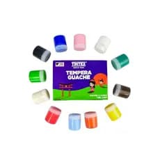 Tinta Tempera Guache 15ml 12 cores Para Lembrancinhas - Kit 6 / 10 / 12 Caixas