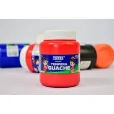 Tinta Guache 250ml Varias Cores Uso Escolar E Artesanato - Vermelho