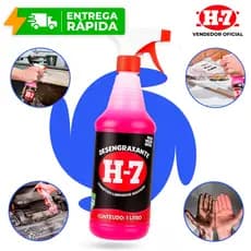 Desengraxante H7 Original Removedor Multiuso H-7 Uso Domestico, Automoveis e Geral
