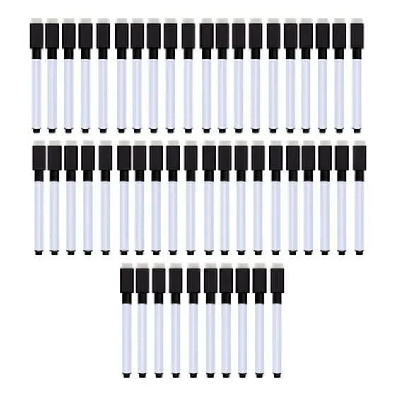 Caneta Apagador Para Quadro Branco Lousa Magnética 30pças