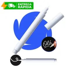 Canetas Giz Líquido Branca Para Quadro Preto E Óculos