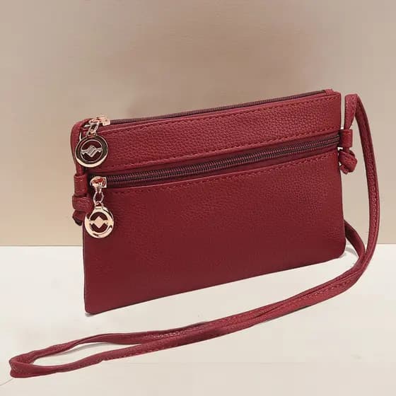 Bolsas Bolsinha Feminina Simple Transversal Cabe Celular L9050