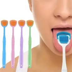 Raspador de língua de limpeza Oral ajuda a combater o mau hálito
