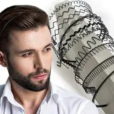 Homens Faixa de cabeça feminina Faixa de cabeça esportiva simples Invisível Faixa de cabeça esportiva Trendy Homens Faixa de cabeça traseira Anti-derrapante