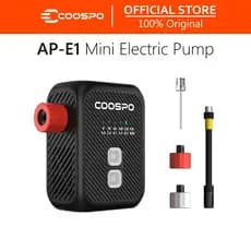 COOSPO AP-E1 Inflador Elétrico Portátil para Bicicleta Mini Bomba de Ar até 120 PSI USB-C