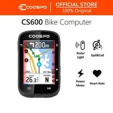 Computador De Bicicleta GPS Com Tela Sensível Ao Toque Colorido COOSPO CS600 , Velocímetro De Ciclismo À Prova D'água IP