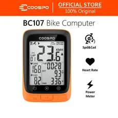 COOSPO BC107 Ciclocomputador Bike ANT+ Bluetooth Suporta Cadência Frequência Cardíaca Potência