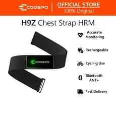 COOSPO H9Z Monitor Cardíaco Peitoral Recarregável Bluetooth 5.0 ANT+ para Ciclismo Corrida Academia