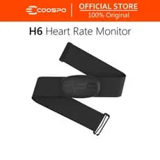 COOSPO H6 Monitor Cardíaco Peitoral com Bateria Bluetooth ANT+ para Ciclismo Corrida Academia