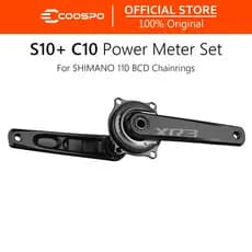 COOSPO S10 Kit Medidor de Potência com Pedivela Liga de Alumínio 29mm ANT+ Bluetooth