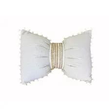 1 Almofada Laço Estilo Boho em Linho Exclusiva Para Cama, Poltrona, Sofá, Quarto Infantil