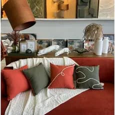 Kit 4 Capas de Almofadas Terra Orgânica Decoração Tons Terrosos Boho Chic