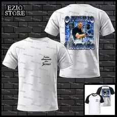 Camiseta Meme Padre Marcelo Rossi O Treino é Sagrado, Unissex Treino Abençoado Por Jesus Frente e Costas Academia Treino