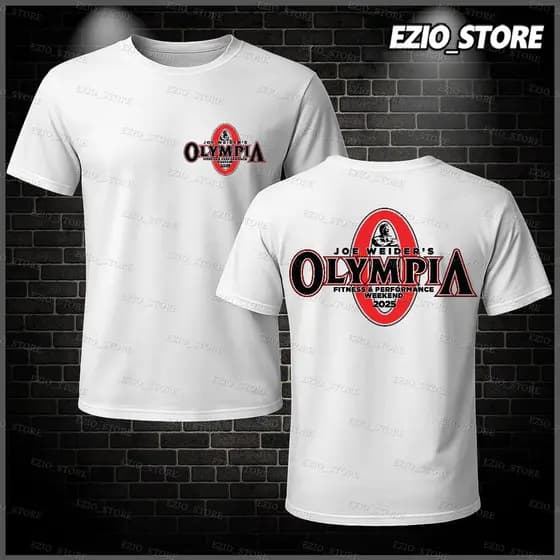 Camiseta Mr Olympia 2025 Bodybuilding Treino Blusa Academia Roupa de Treino Camisa Fisiculturismo...