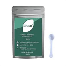 Cloreto de sódio para Limpeza Nasal 100g Sinoar Refil Higienização Adulto Infantil