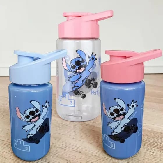 Garrafa Squeeze PET Body Stitch 500ml com Tampa Sortida