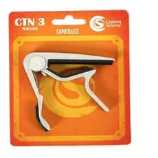 Capotraste Para Violão Clássico Nylon Prata ctn 3 sv
