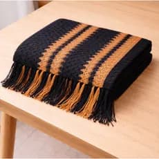 Manta Decorativa Para Sofá Luxo King Gigante 2,55x270 Premium Algodão Capa Protetora Grande Elegante